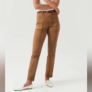 SPANX Tan Straight Leg Pants
